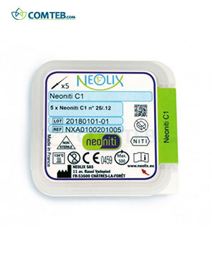فایل روتاری 12% نئولیکس 5 عددی Neoniti تک سایز C1 سایز 25 طول 15