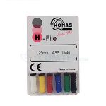 فایل دستی H توماس Thomas سایز 15 تا 40 طول 25 – 6 عددی
