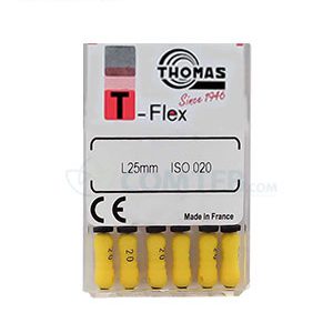 فایل دستی منعطف T Flex توماس Thomas سایز 20 طول 25 – 6 عددی