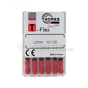 فایل دستی منعطف T Flex توماس Thomas سایز 25 طول 25 – 6 عددی