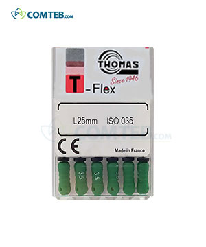 فایل دستی منعطف T Flex توماس Thomas سایز 35 طول 25 – 6 عددی