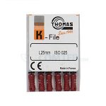 فایل دستی K توماس Thomas سایز 25 طول 25 – 6 عددی