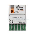 فایل دستی K توماس Thomas سایز 70 طول 25 – 6 عددی
