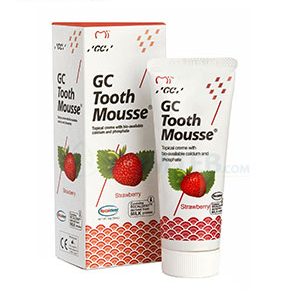 خمیر دندان ضد حساسیت جی سی Tooth Mousse طعم توت فرنگی ﻿