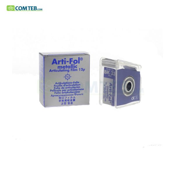 ارتی فول 12 میکرون یکطرفه ابی با دیسپنسر Bausch Arti Fol Metallic باوش - BK 33 بسته 20 متری