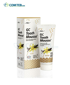 خمیر دندان ضد حساسیت جی سی 40 گرمی Tooth Mousse طعم وانیل خمیر دندان ضد حساسیت جی سی 40 گرمی Tooth Mousse طعم وانیل