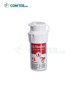 نخ زیرلثه UltraDent مدل Ultrapak سایز 3 بسته 244 سانتی متری