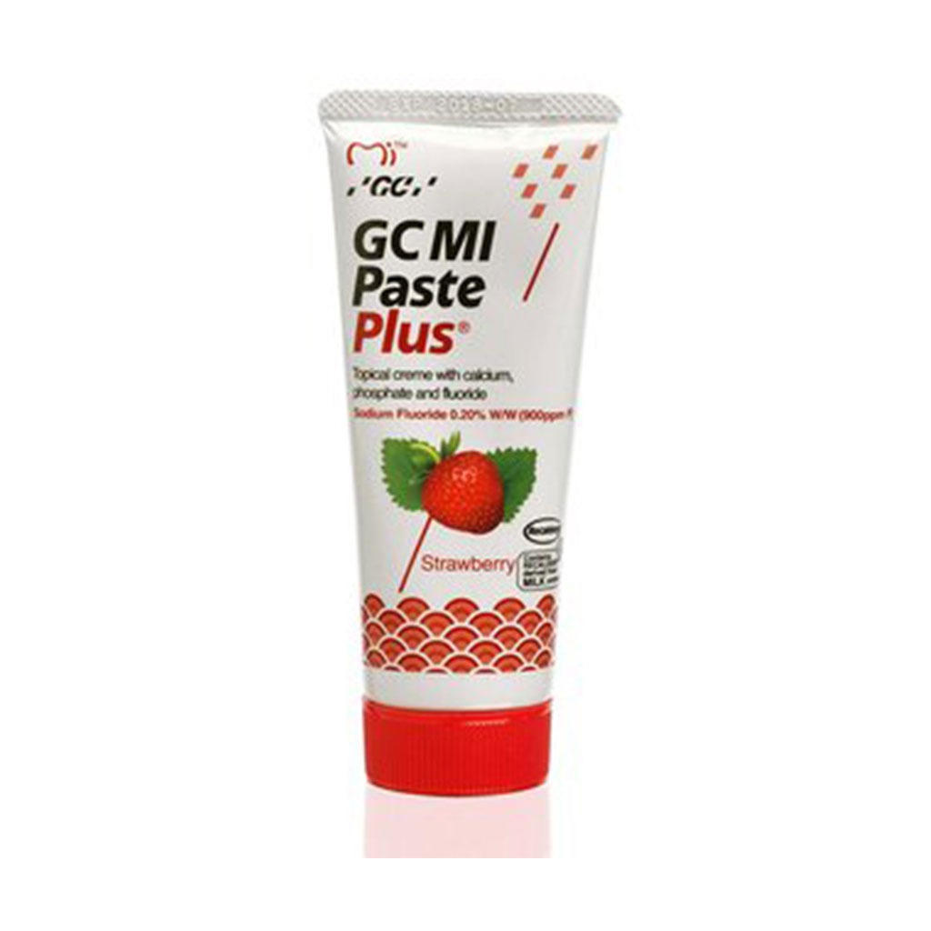 خمیر دندان ضد حساسیت جی سی 40 گرمی MI Paste Plus طعم توت فرنگی