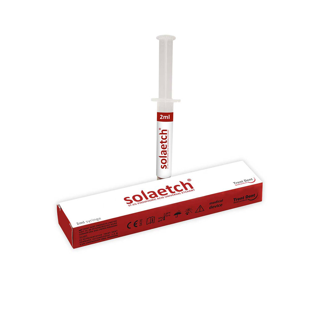 ژل اسید اچ 37.5٪ ترنت دنت trent dent سولا اچ بسته 2 میلی‌ لیتری