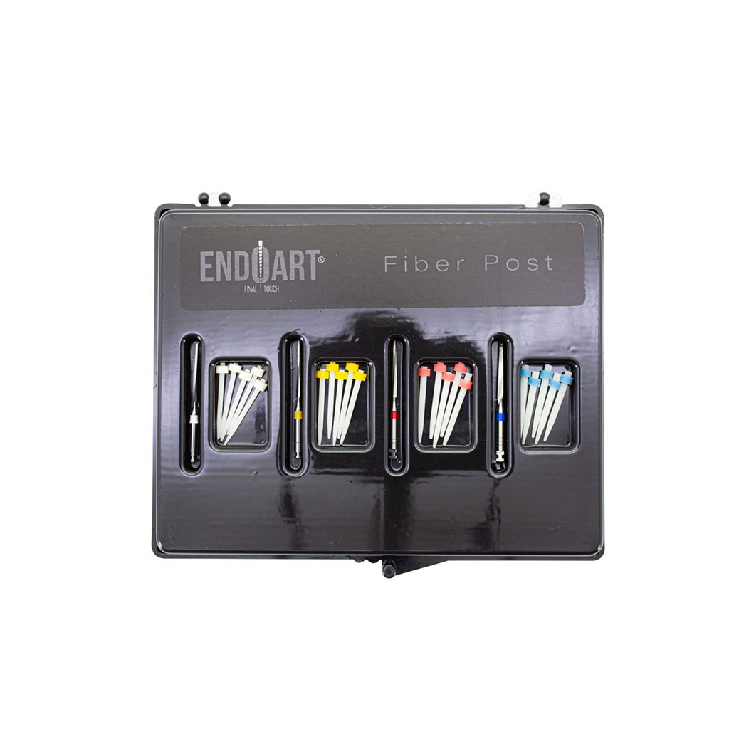 کیت فایبرپست اینجی دنتال Incidental مدل EndoArt بسته 20 عددی + 4 دریل سایز اسورت