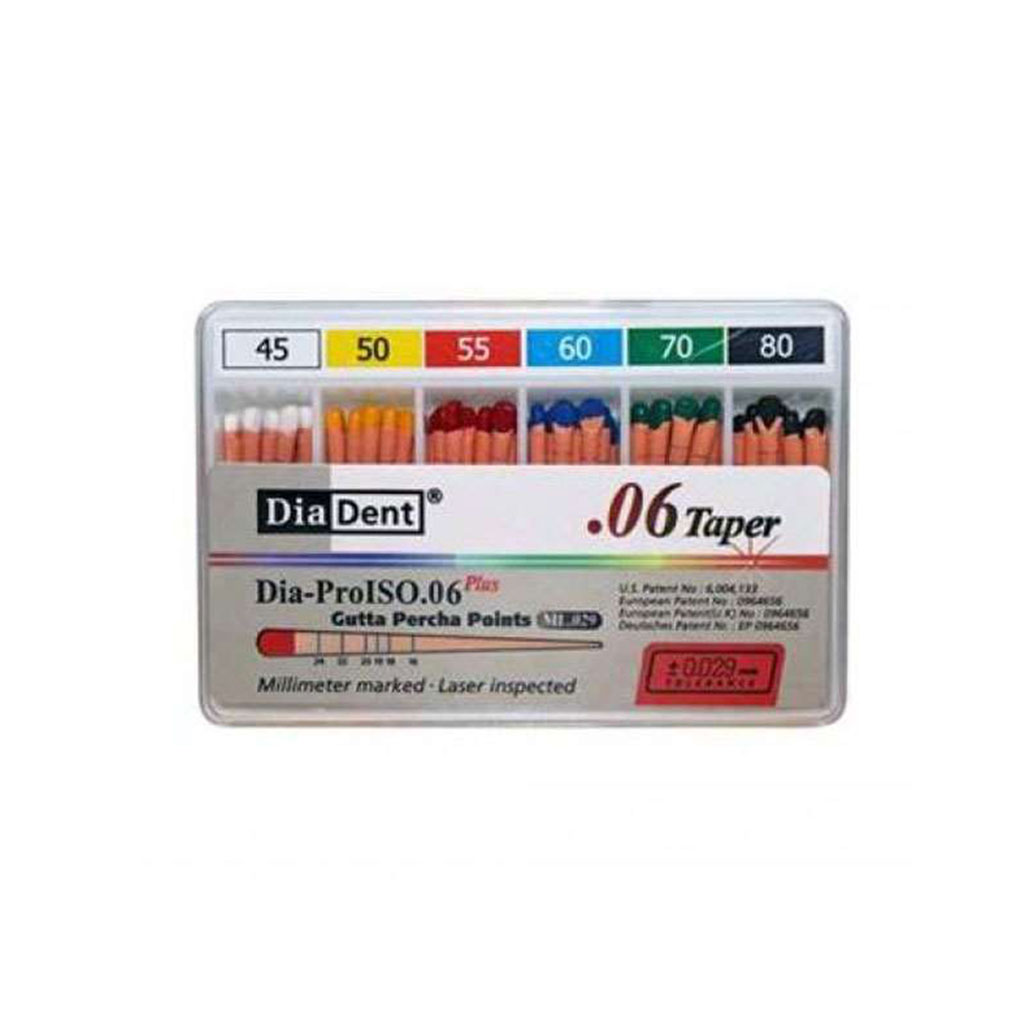 گوتا پرکا مدرج تیپر 6% دیادنت 60 عددی سایز 15